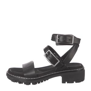 Rag & Bone black leather gladiator sandals s 8